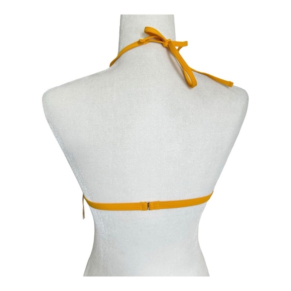 NEW BLUMOSS MAI MESH PANEL TRIANGLE BIKINI TOP- SUNSET Large - Picture 3 of 14